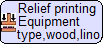 Relief printing equipment 